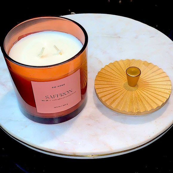 DW HOME CANDLE SAFFRON NO. 24 FIG CRANBERRY 2 WICK RICHLY SCENTED NEW 12.9 oz - Picture 5 of 7